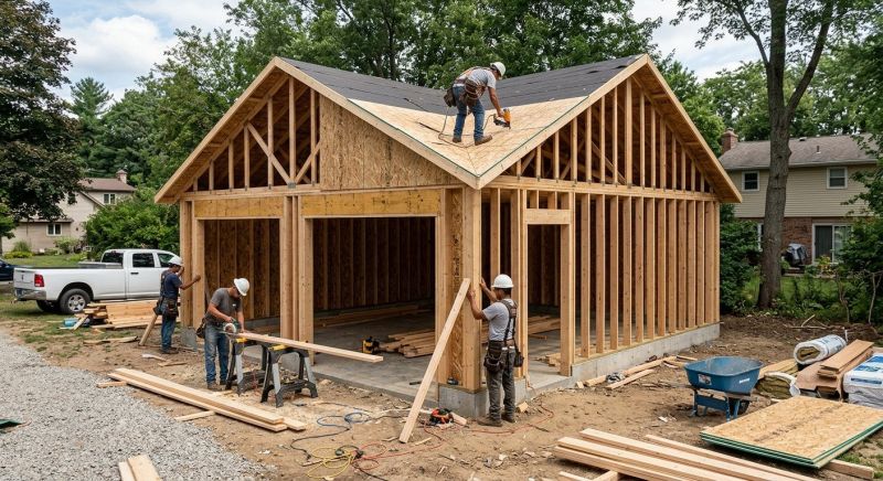 Detached Garage Construction in Charleston, SC