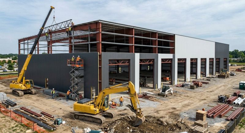 Industrial Garage Construction in Katy, TX