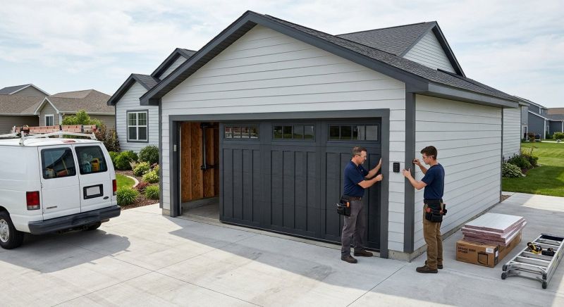 Three Car Garage Installation in Charleston, SC